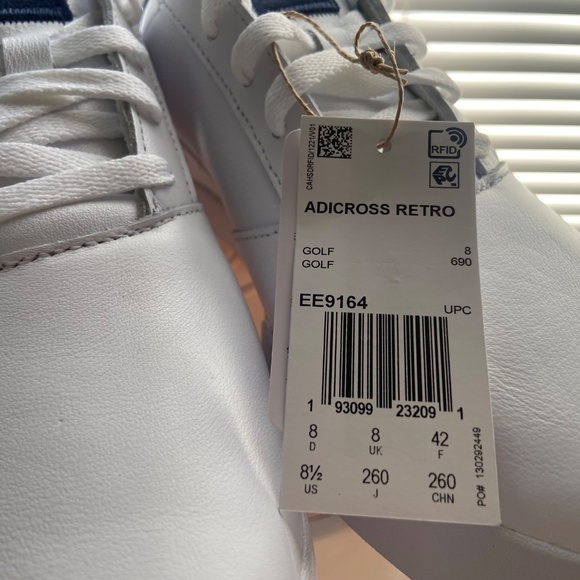 Adidas Men's Golf shoes Size 8.5 - Picture 6 of 8